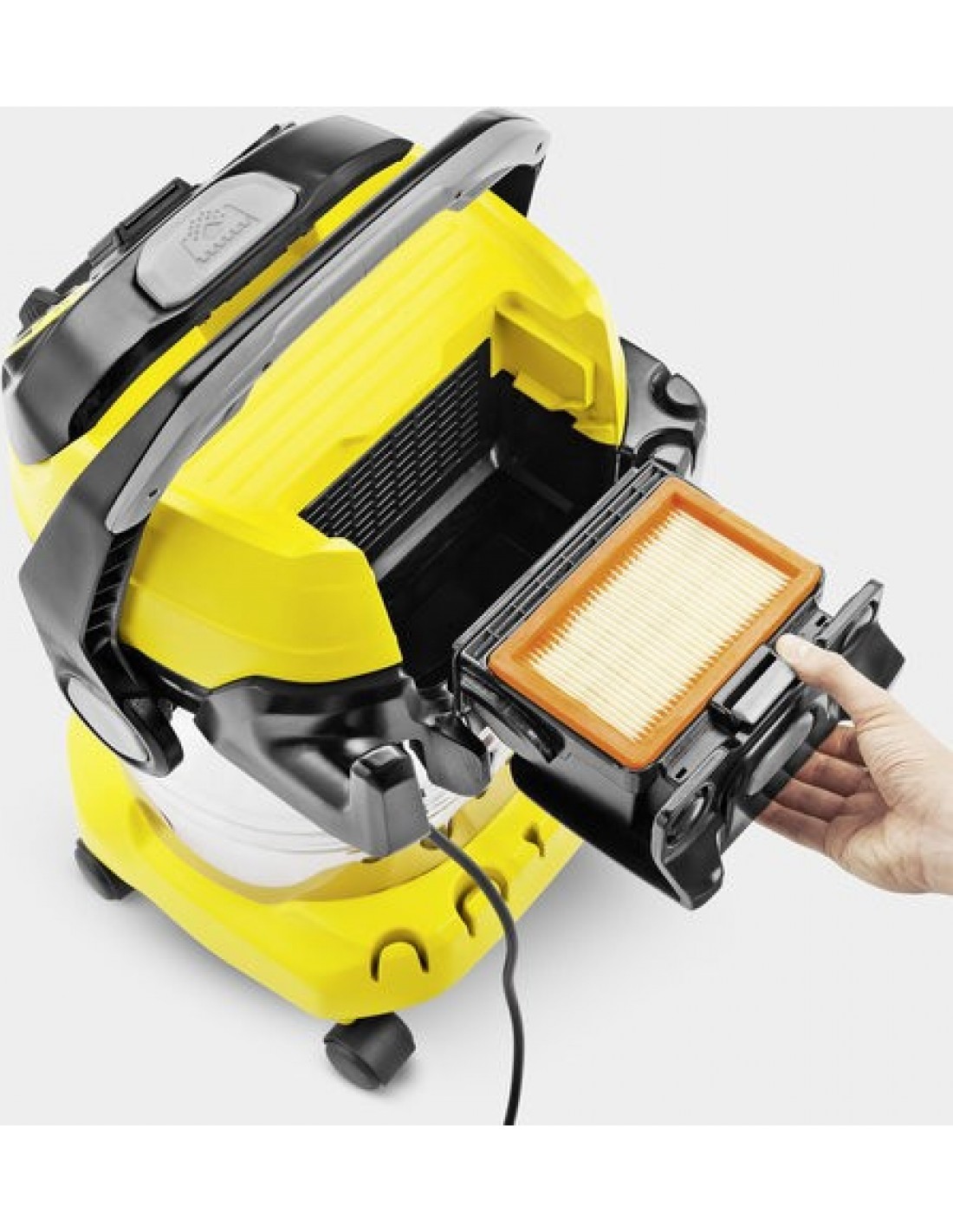 BIDONE ASPIRATUTTO Karcher POLVERE \u0026 LIQUIDI WD5 P PREMIUM con ON/O |  TD-Group